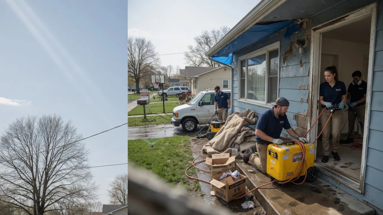 Basement Flood Cleanup in Girard, KS near me